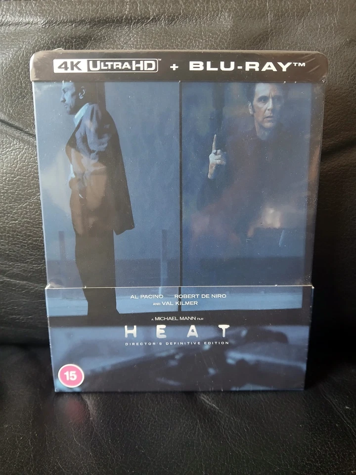 Heat - Zavvi 4K UHD Blu Ray Steelbook - NEW & SEALED - Image 2 of 3