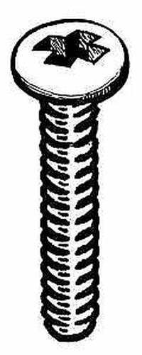 Kadee 256 All Scale 2-56 Insulated Nylon Screws 1/2"" 1.27cm pkg(12)