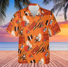 Cleveland Browns Hawaiian Shirt, Short Sleeve Summer Shirt For Men