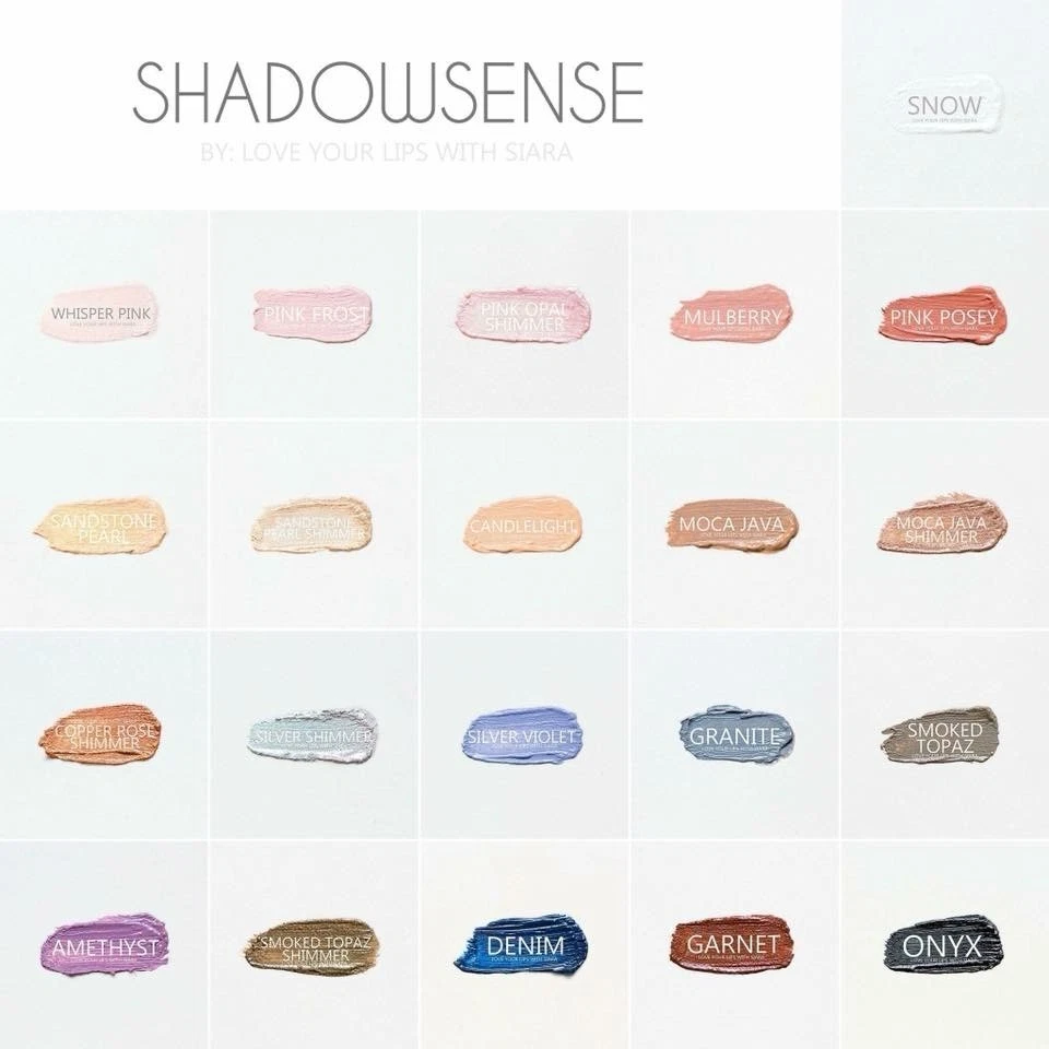 SeneGence ShadowSense Crema a Polvo Impermeable Sombra de Ojos Nueva Envío Gratuito Foto 3 de 4