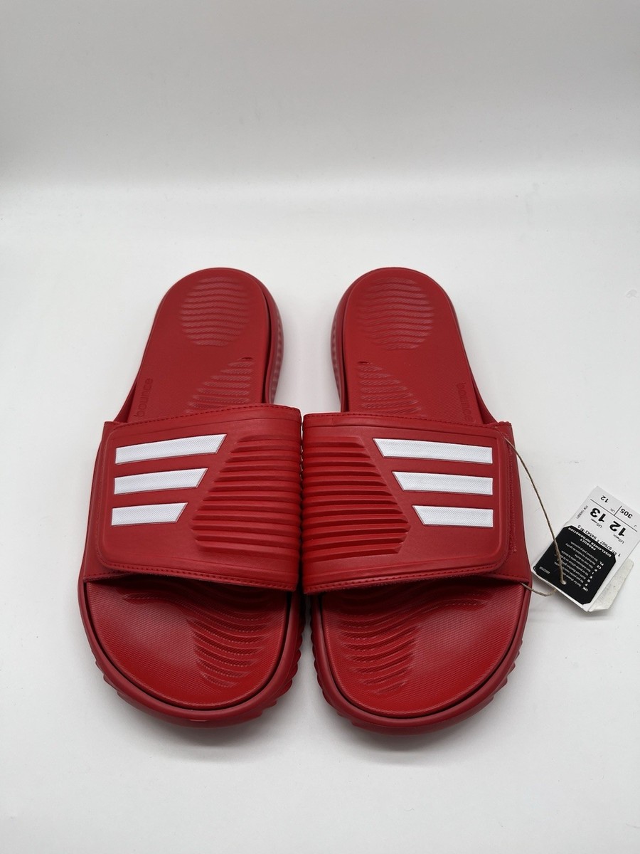 Adidas Alphabounce Slide 2.0 Sandals Slides Red/White  display picture 3
