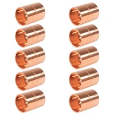 Appli Parts AP-A038B10 3/8in Wrot Copper Coupling fitting C x C Sweat connection