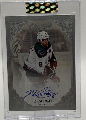 2023-24 Upper Deck Clear Cut Champs Autos Nick Schmaltz #C-NS Arizona Coyotes