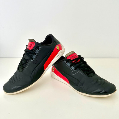 Puma Ferrari Drift Cat 8 Sneakers Black Red Size EUR41 US8.5