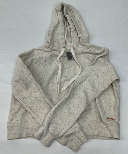 Sweaty Betty Hoodie Womens Beige Speckled Pullover