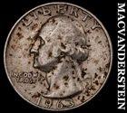1963-D Washington Quarter- Silver- Scarce Better Date No Reserve #J263