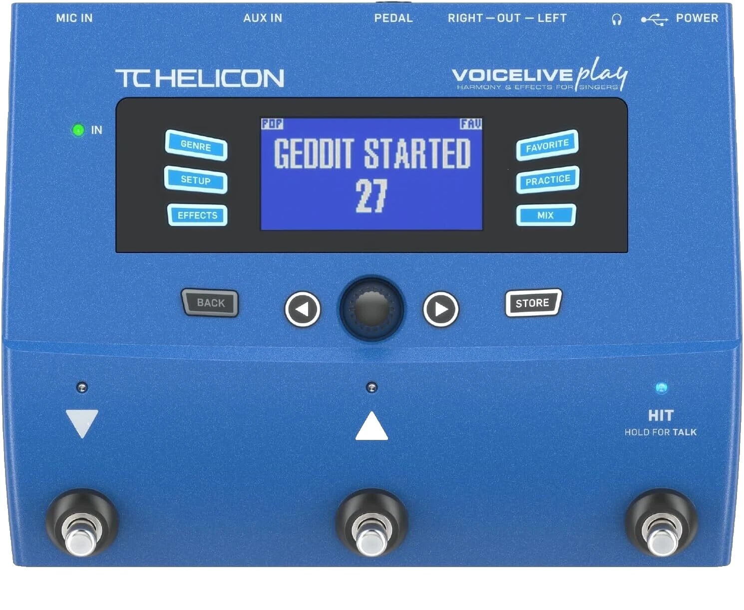 Señal de mesa TC-Helicon efectos procesadores de efectos múltiples