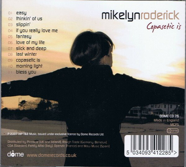 Soul CD Mikelyn Roderick Copasetic Is CD, Album 2007 Soul (M / M