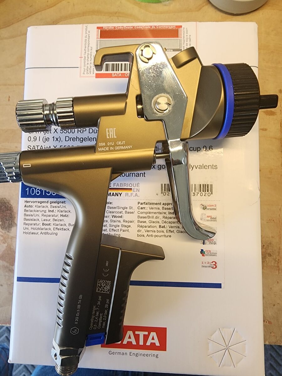 SATA X 5500 1062132 HVLP Digital Spray Gun with Cup, 1.3 mm SATA X 5500 1062132 HVLP Digital Spray Gun with Cup, 1.3 mm