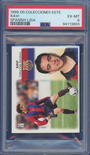 1999-2000 Colecciones Este #NNO Xavi PSA 6 Barcelona LOW POP - Bild 1 von 2