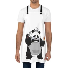 Cute Panda Chef Apron - Fun Cooking Gift, Kitchen Accessory, Culinary Apparel,