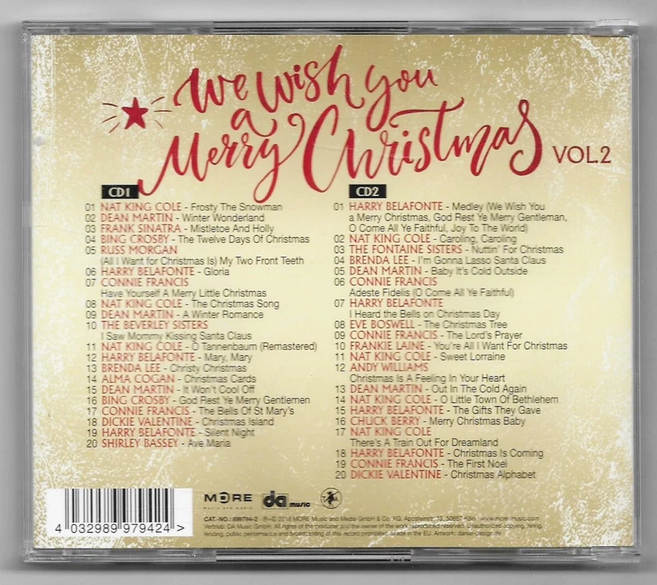 We Wish You a Merry Christmas Vol.2 / 2 CDs / NEU nicht foliert - Bild 2 von 2