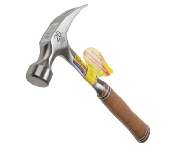 Personalisierter gebogener Klauenhammer für besondere Anlässe mit Geschenkbox, Estwing E3/20er 20 Unzen