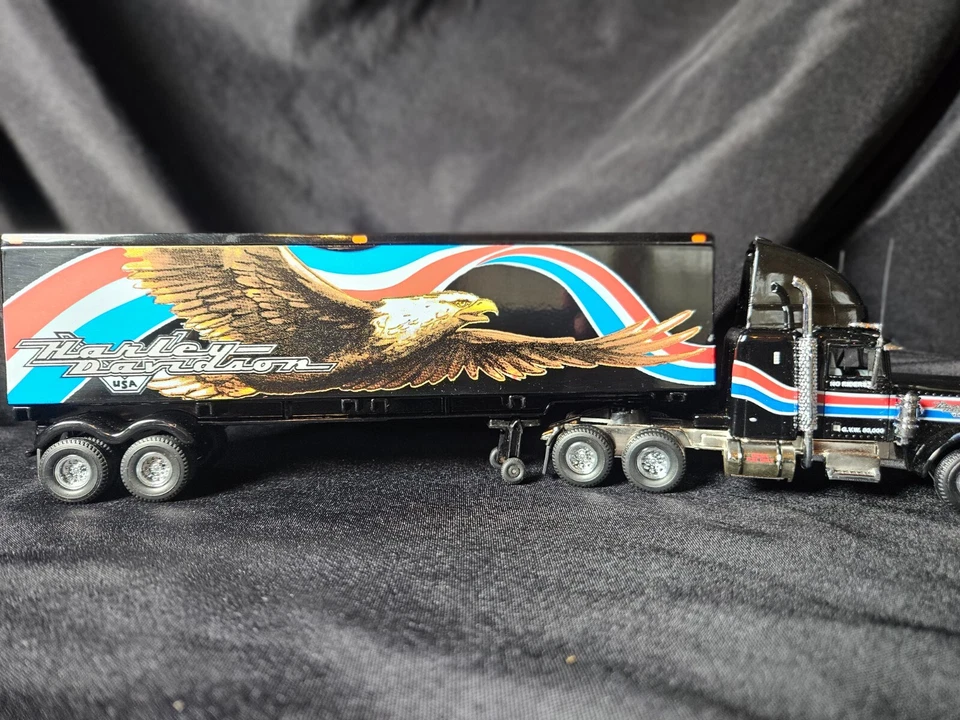 Remolque tractor Matchbox Harley Davidson Kenworth escala 1:50 Inv. #1707 Foto 4 de 4