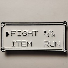 Pokemon Red  Blue Battle Menu Enamel Pin Badge Collectible Lapel Brooch Figure