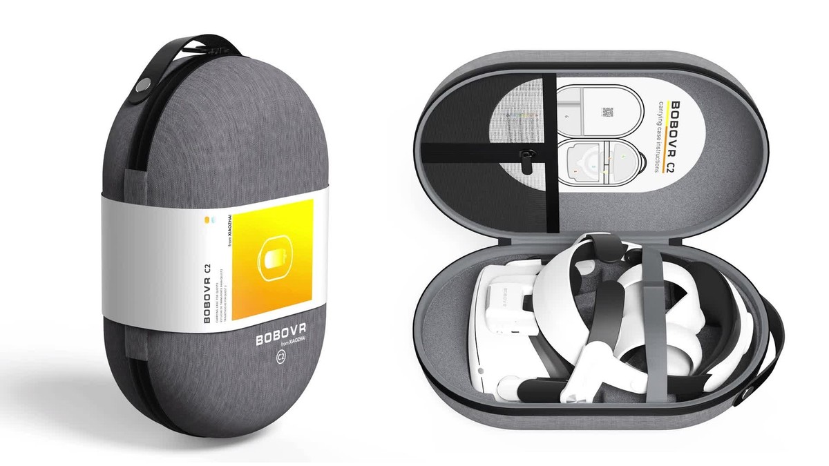 BOBOVR C2 Carrying Case For Oculus Quest Compatible with Elite