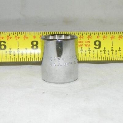 PROTO  3/4'' 5224  USA made SOCKET  3/8'' drive,   12 POINT   A090N