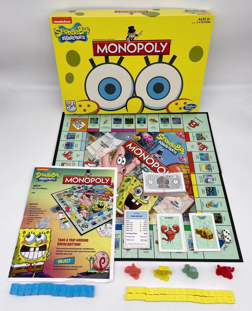 Monopoly board game SpongeBob SquarePants transports.gov.gn
