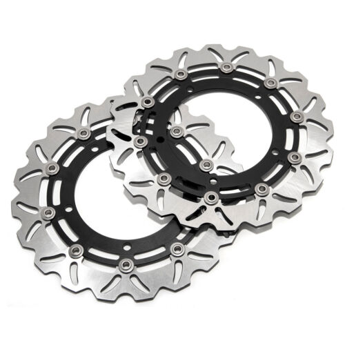 For Kawasaki Ninja H2 H2R SX 2015 2016 2017-2021 Pair Front Brake Discs Rotors - Picture 2 of 10