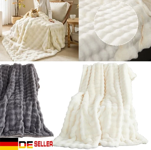 Wohndecke Kuscheldecke Tagesdecke Sofadecke150x200 Micro Wohndecke Flanell Decke - Bild 1 von 22