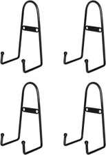 4 Pack Wall Mount Display Stands, Medium Easel Holder Plate Hanger, Vertical Sta