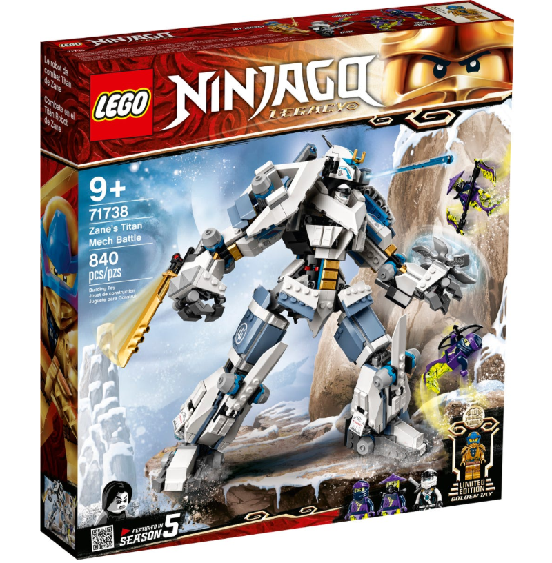 LEGO NINJAGO Mech Titano da battaglia di Zane  - LEGO 71738
