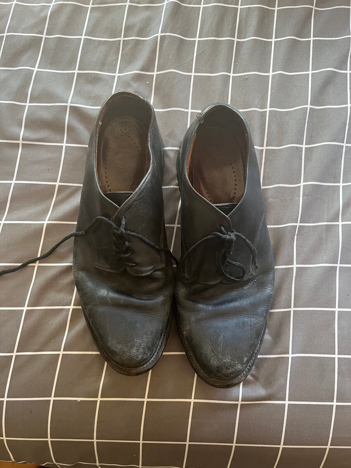 black leather dress shoes men 11.5 - image 1