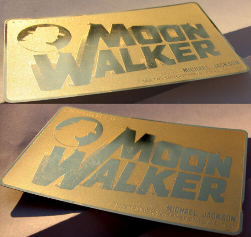 Michael Jackson Carte Telephone Phonecard MOONWALKER Gold Golden Card JAPAN 1988