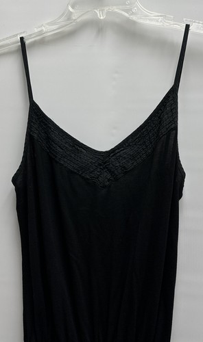 James Perse size US 3 100% Tencel Casual Black Spaghetti Strap Sundress dress - Picture 2 of 14