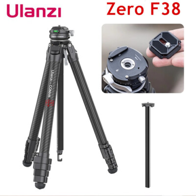 COMAN Zero F38 Carbon Fiber Outdoor Travel Tripod Quick Release Tripod Ballhead