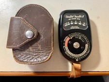 Weston Master II Model 736 Light Exposure Meter with Leather case
