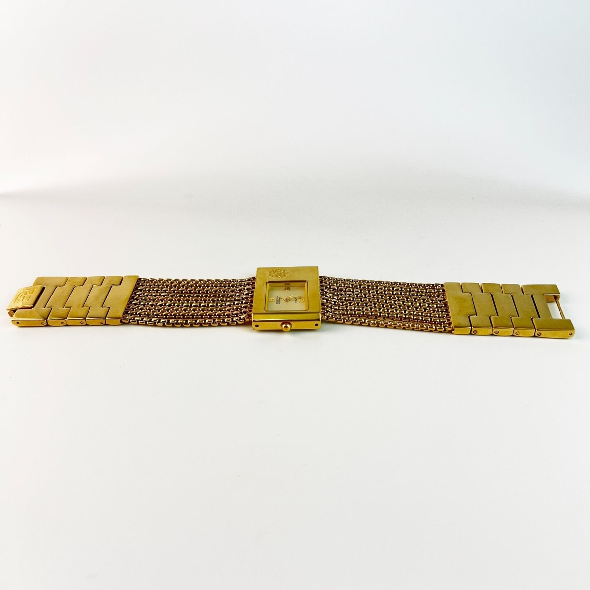 Vintage Estate Designer Paolo Gucci Logo Gold Tone Multi  display picture 2