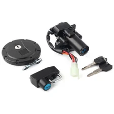 Ignition Switch Fuel Gas Cap Lock Set for Kawasaki KLX250/250S/SF KLX125 KL250