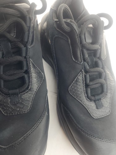 PUMA Thunder Desert Shoes Women’s 7, big boys (6C) Triple Black once worn - Picture 4 of 9