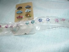 New Jeweled Little Girls Hair Spins and Hair Clips