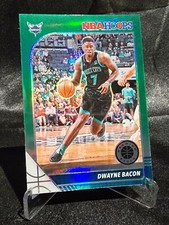2019-20 PANINI HOOPS PREMIUM STOCK DWAYNE BACON GREEN PRIZM #24 HORNETS