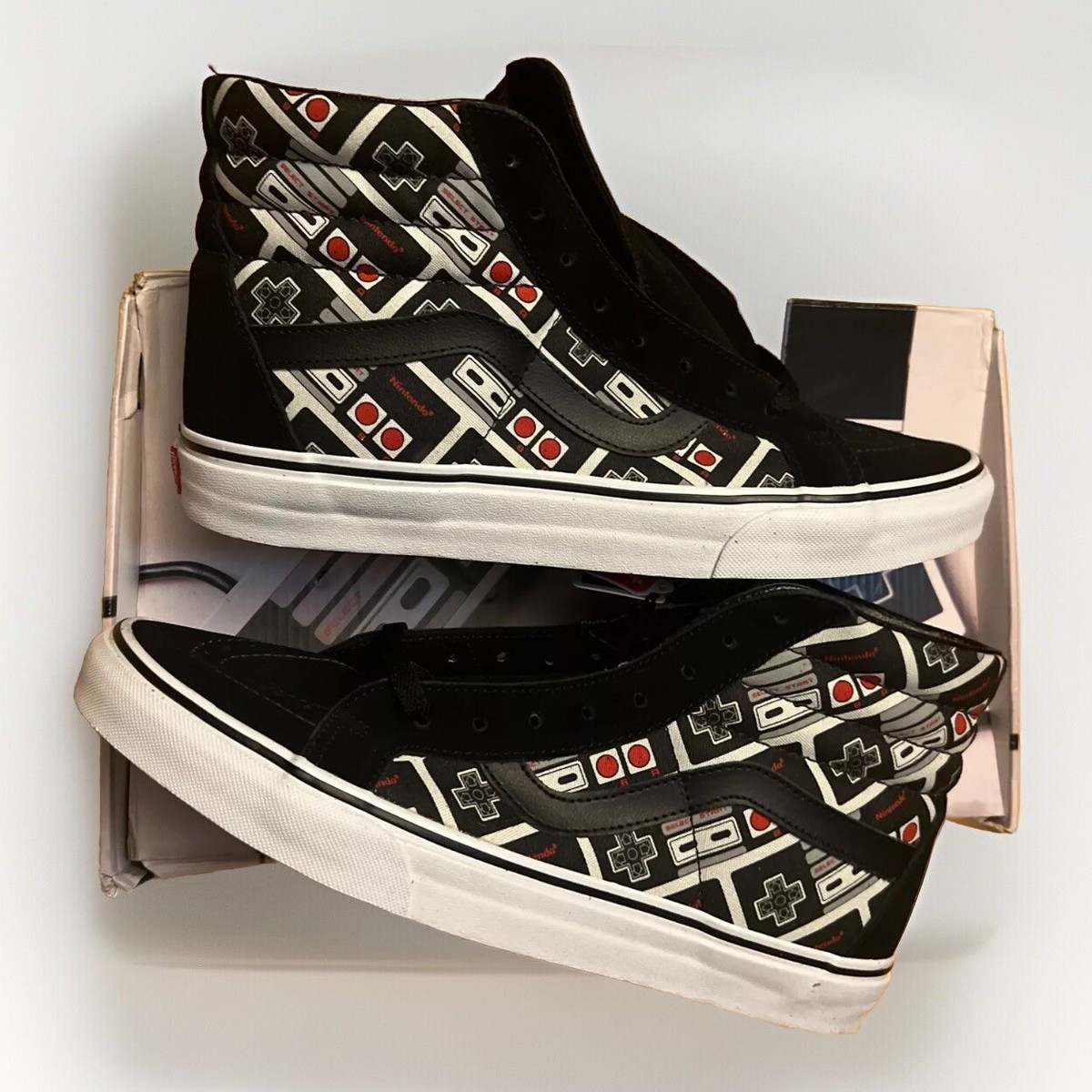 Vans Nintendo Sk8 Hi NES Controller Sneaker Mens Size 11