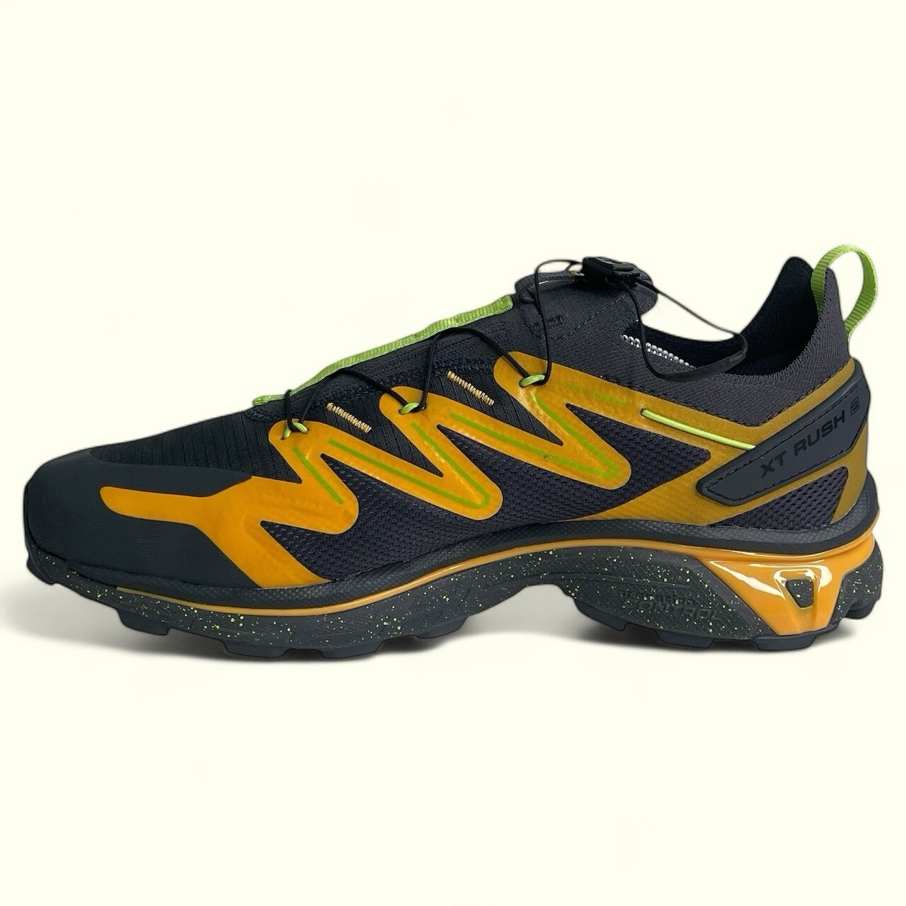 Scarpe da corsa Salomon XT Rush 2 ebano arancione fiammeggiante escursionismo uomo taglia 8 donna 9