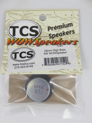 Train Control System TCS #1694 28MM High Bass 4W Round WOW Speaker