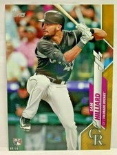 Sam Hilliard 2020 Topps Series 1 Oversized 5x7 RC #12 - GOLD #'d 6/10 - ROCKIES