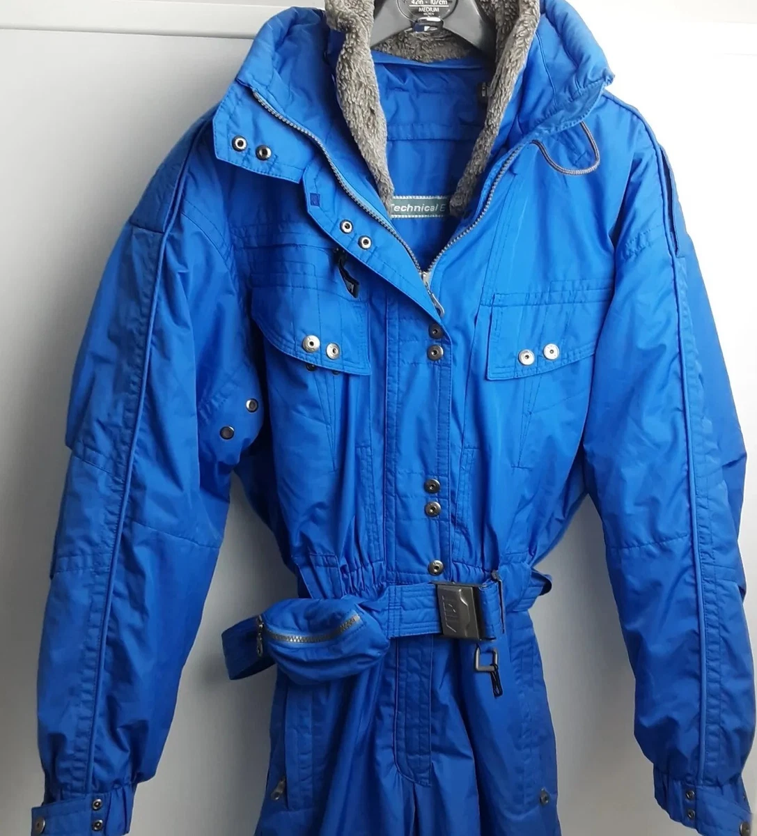 Vintage Killy Ski Suit Ladies Blue Size UK 10 Retro 80 s 90 s