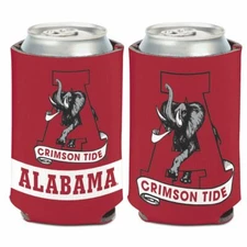 ALABAMA CRIMSON TIDE COLLEGE VAULT 2 SIDED DESIGN CAN HOLDER NEW WINCRAFT 🐘