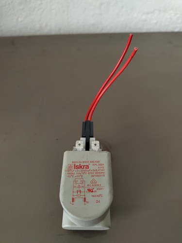 Siemens WM14Q4OL/12 Waschmaschine Kondensator Entstörfilter 9000 565180 #TH088