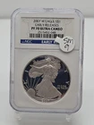 PF70 UCam 2007-W American Silver Eagle Early Releases NGC SM-9