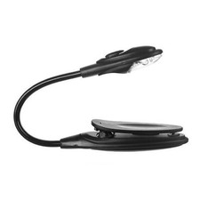 Mini LED Clip On Book Light Portable Booklight Reading Lamp Camping Travel Light