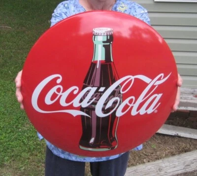Coca Cola Button Sign for sale | eBay