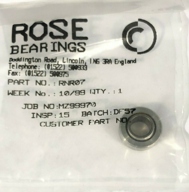 Aviation Bearing RNR 07 Rose Bearings eBay