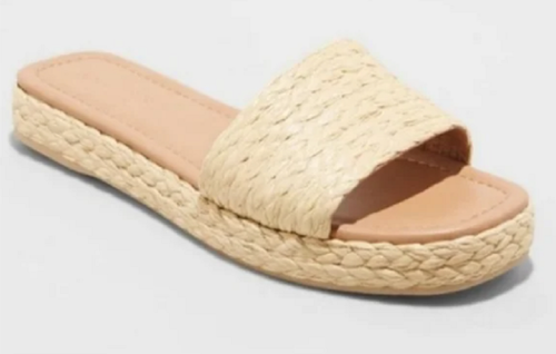 white platform sandals size 6