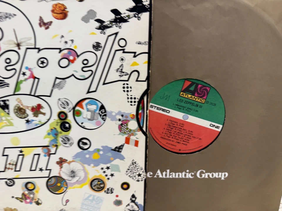 LED ZEPPELIN - LED ZEPPELIN III - Vinyl LP 1970'S PRESS VG++/NM- VINYL LP WHEEL Foto 4 de 4