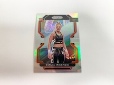 Emilia McKenzie Silver Rookie RC 2022 Panini Prizm WWE Wrestling Card # 182